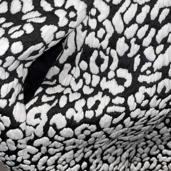 Kate Spade Leopard Jacquard Dress–“Be Daring” Black & White NEW WITH TAGS- Large - Picture 9 of 10